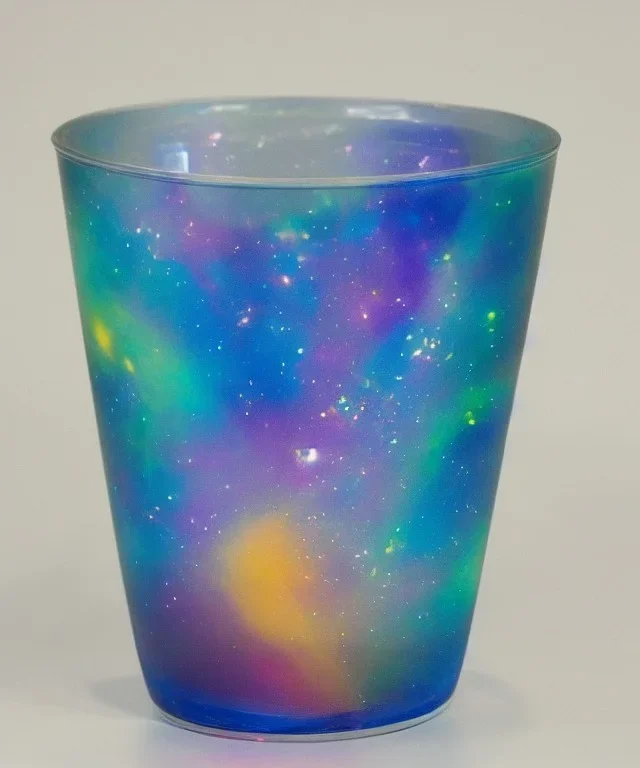 Cup filled with cosmic jelly