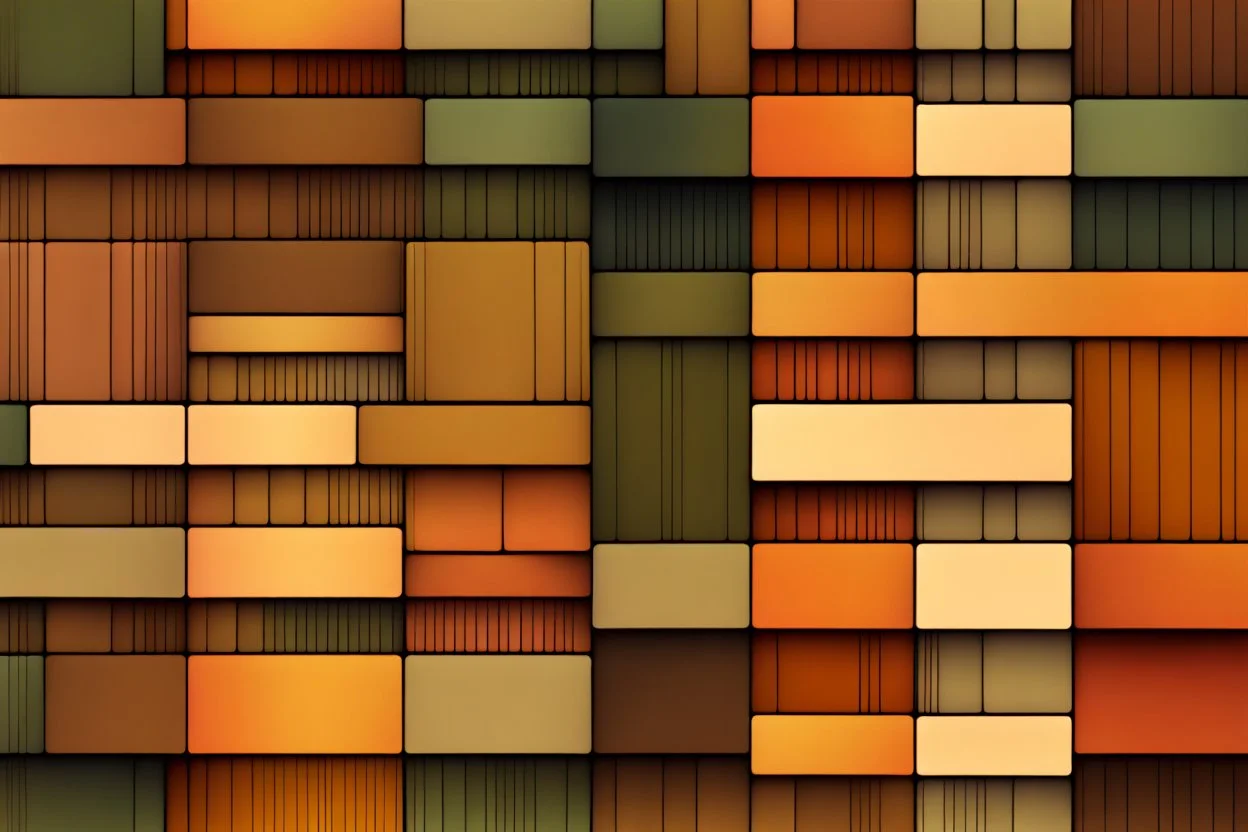 minimal clean thick vertical blocks each line has various colours creating nice earthtones colour gradients