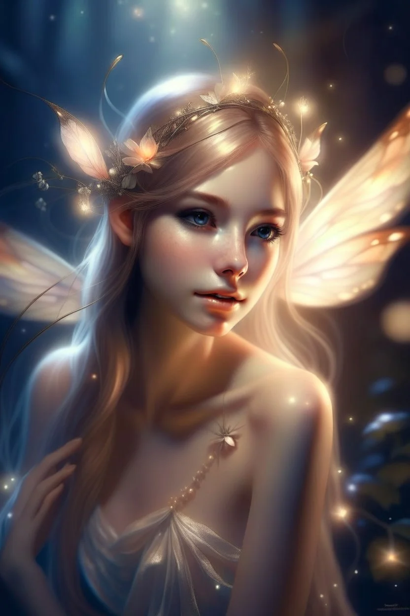 Beautiful light fairy