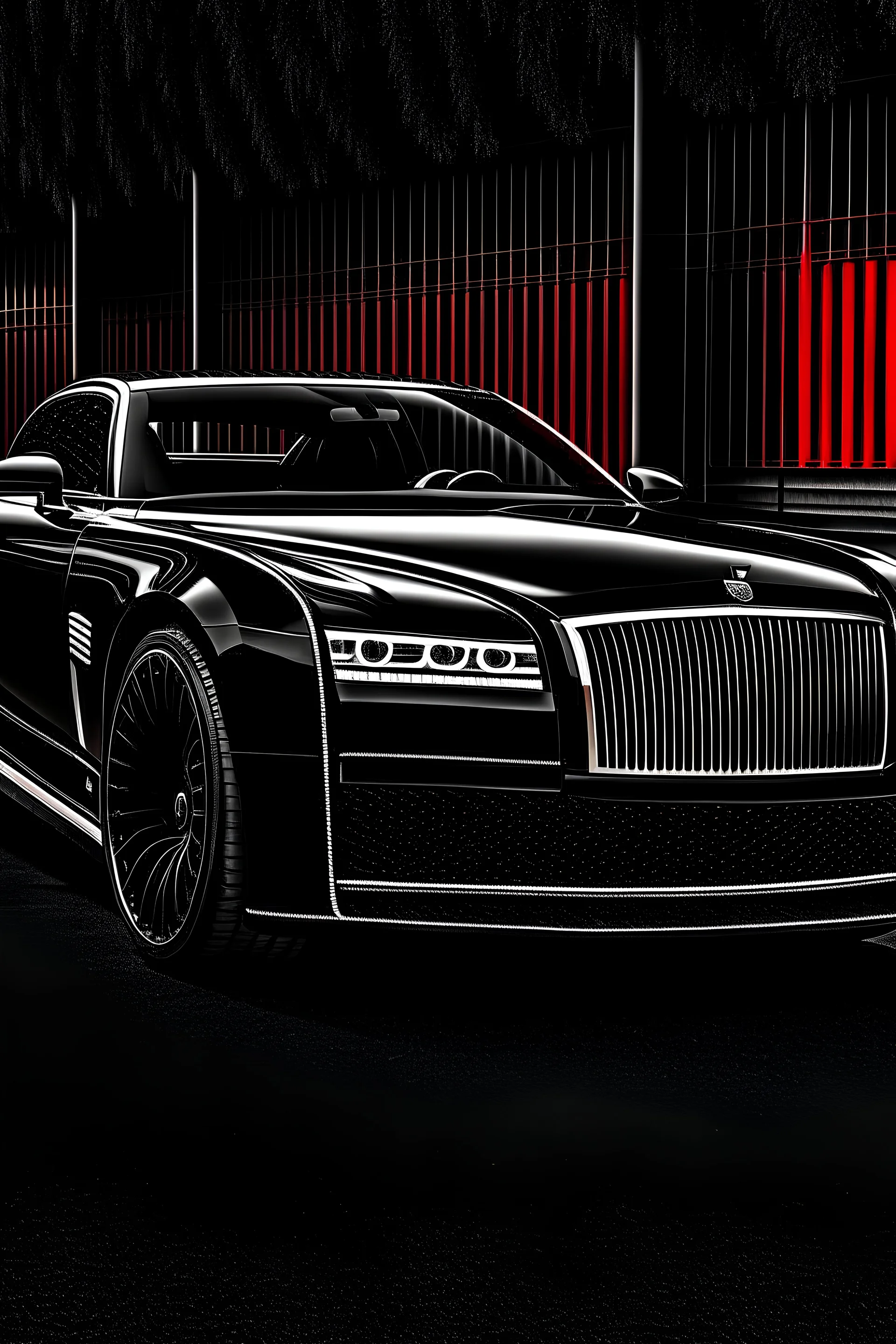 Rollyroyce in black colour