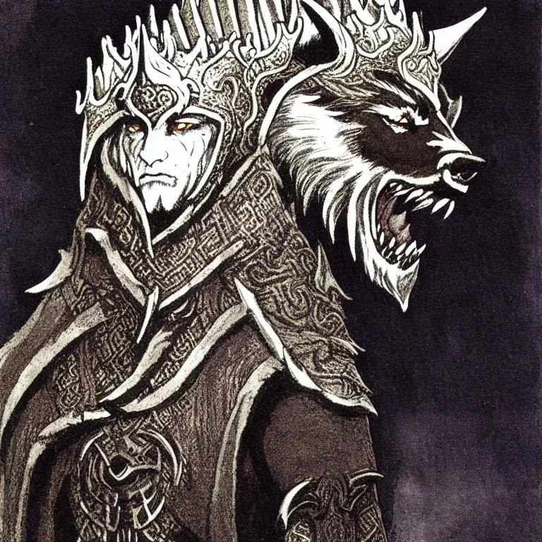 garm wolf king, norse mythology