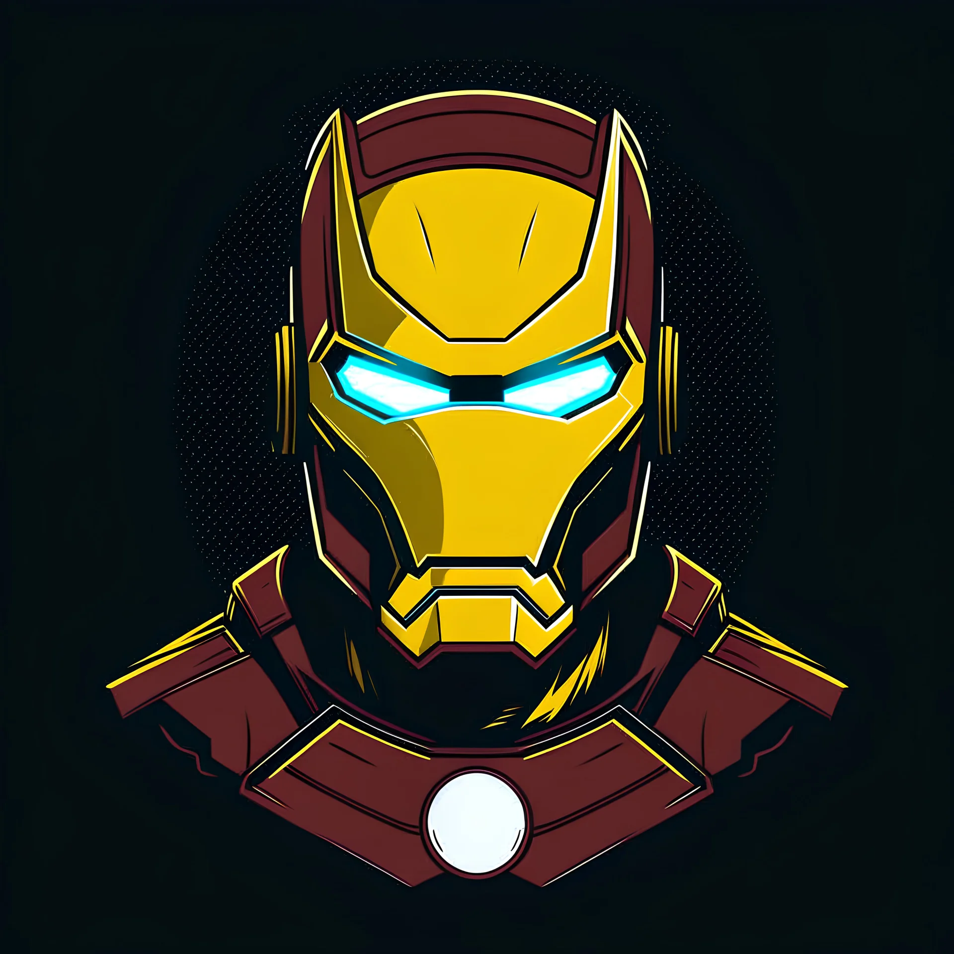 IronMan, for a t-shirt design