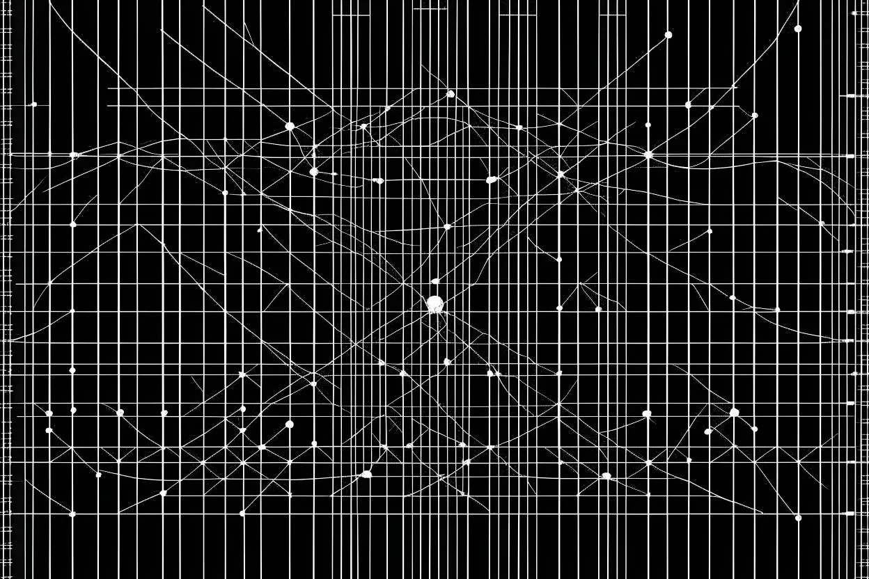 Cypher culture represented as lines and dots