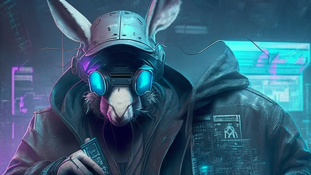 watch dogs cyber punk hacker rabbit