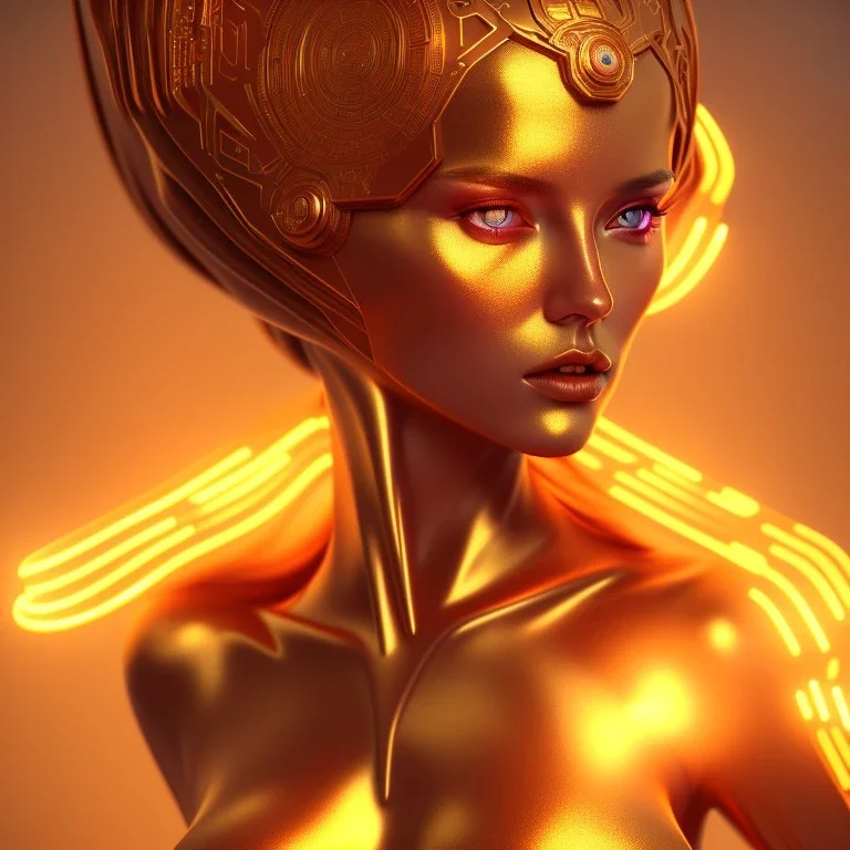 hot goddess, by Mahmoud Sai, Cartographic, Circuitry, Golden Hour, Closeup-View, 16k, Lumen Global Illumination, Diffraction Grading ,beautiful body shape