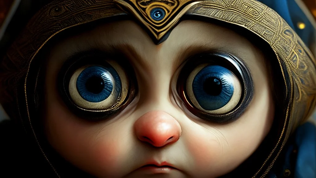 god of thieves, cheating, cunning . big eyes