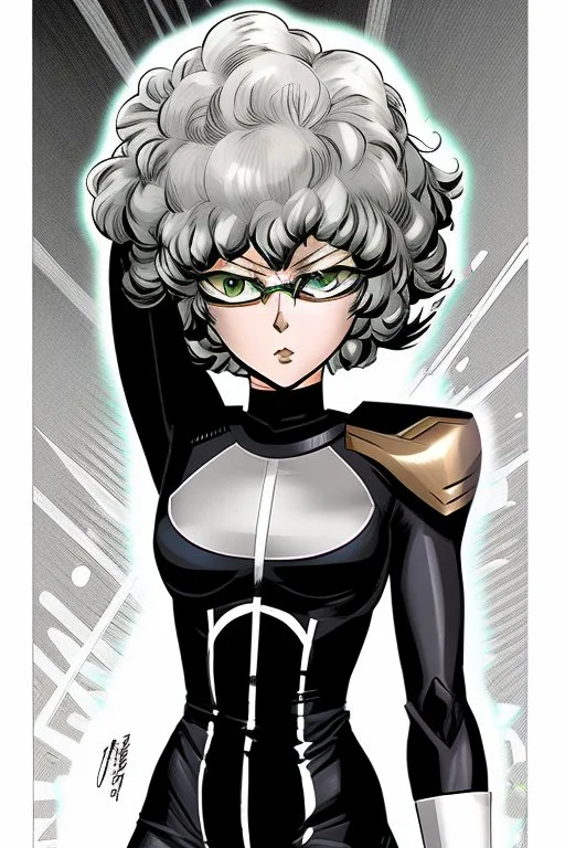 tatsumaki from one punch man in jim lee style