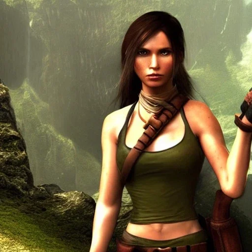 lara croft in middleearth