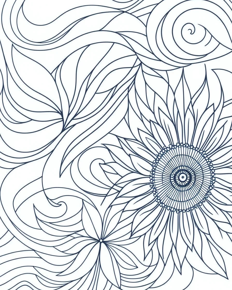 Adult coloring for calmness