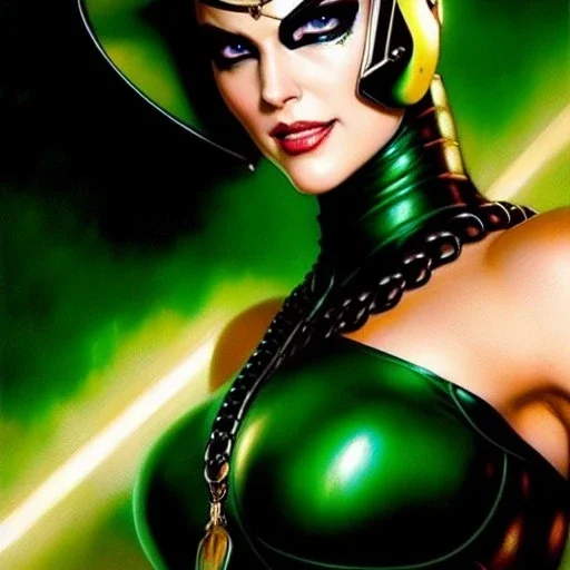 portrait 'beautiful Sexy Busty CatWoman',crystal clear green eyes,painting by gaston bussiere, greg rutkowski, yoji shinkawa, yoshitaka amano, tsutomu nihei, donato giancola, tim hildebrandt, oil on canvas, cinematic composition, extreme detail,fit full head inside picture,32k