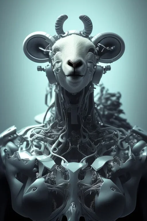 sheep brain cyborg, matrix style