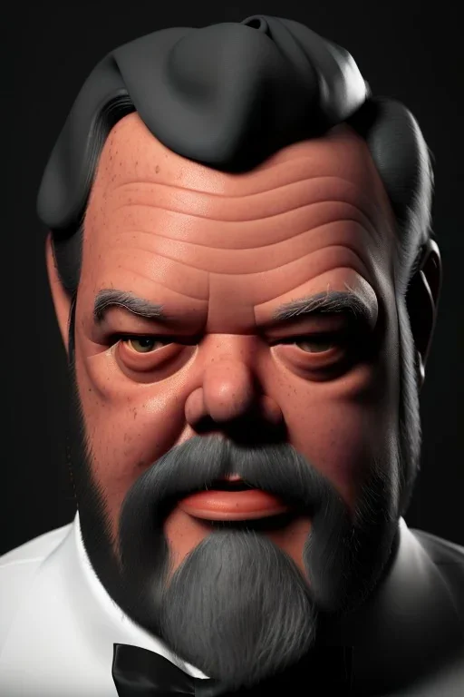 orson welles, unreal 5, octane render, cinema4d, dynamic lighting, soft lighting, 4k, redshift render, highly detailed, hyper realistic