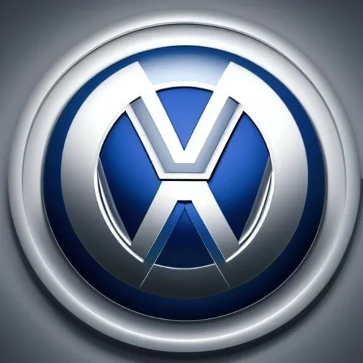 volkswagen brand logo futuristic robot