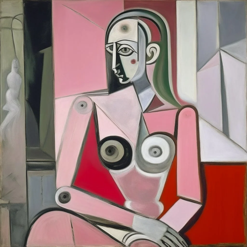 picasso pink woman Neoclassicism