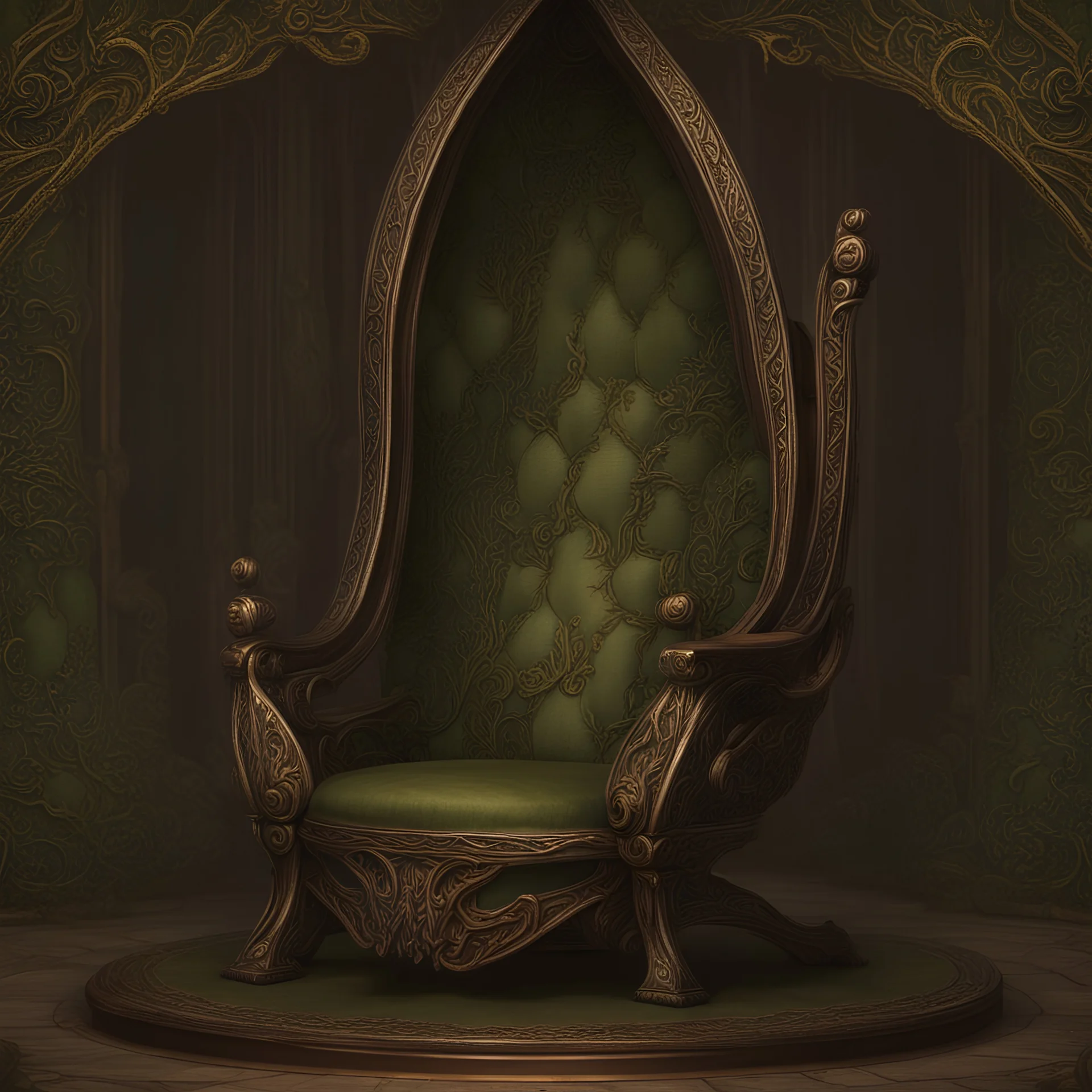 elvish chair, game art