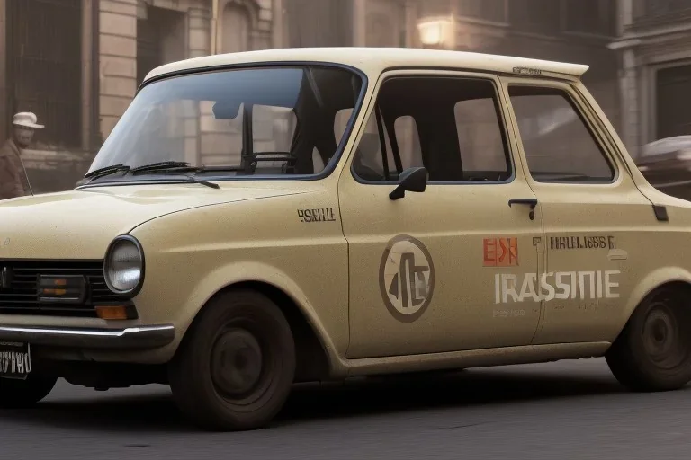 a renault 12 car version wide-body , 4k ,ultra realistic,concept 4k ,on street, parked