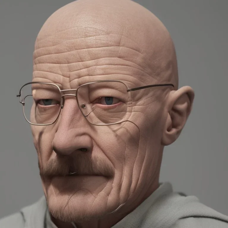 Walter white, realistic, 8k,bald