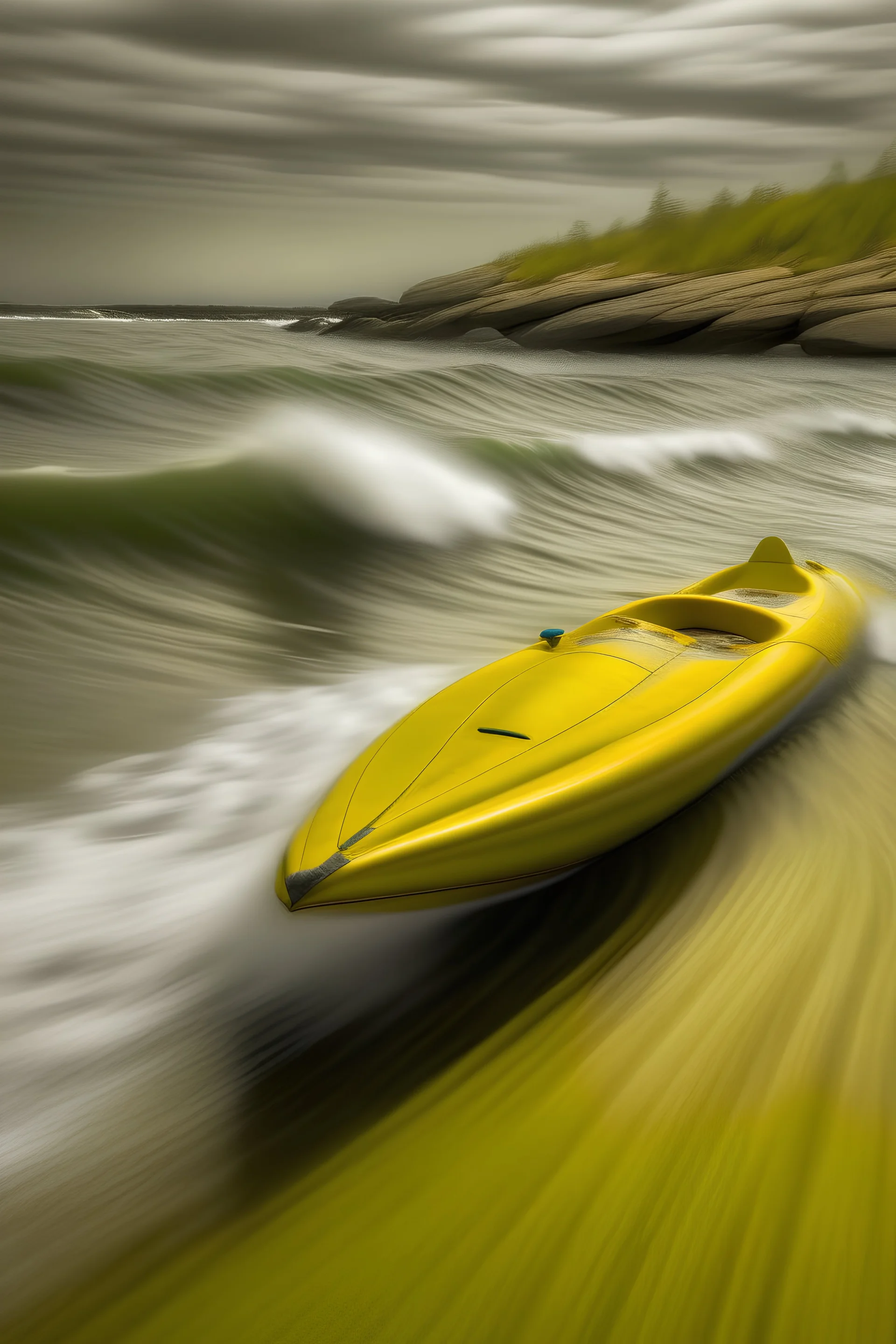 The Kayak By Debbie Spring The choppy waves rise and fall. I ride the wave. My kayak bobs like a cork in the swirling waters of Georgian Bay. I love it. I feel wild and free. The wind blows my hair into my eyes. I concentrate on my balance. It’s more difficult now. I stop stroking with my double-bladed paddle and push my bangs from my face. This is my special place. Out here, I feel safe and secure. My parents watch from the shore. I have on my life jacket and emergency whistle. I am one wit