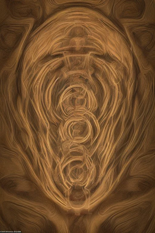 sacred art, maze-like labyrinth shaped like a human brain. transcendence of life into death, memento mori, psychedelic style