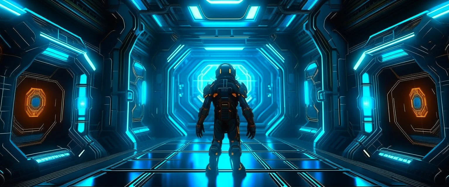 futuristic sci-fi. Realistic photo. HD. Glowing. 3d style