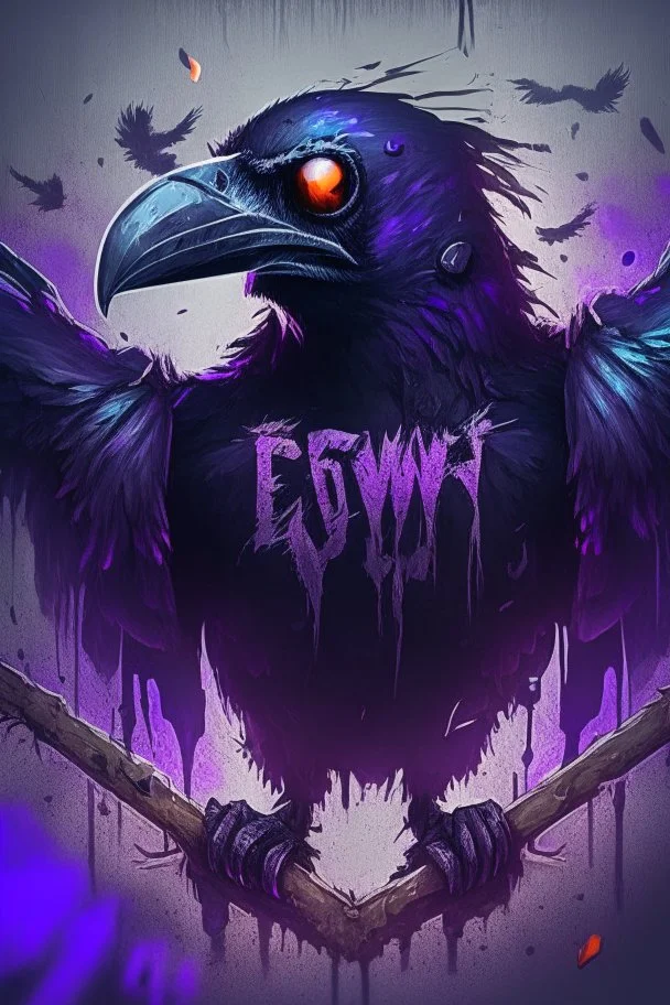 Twitch horror banner gaming crow