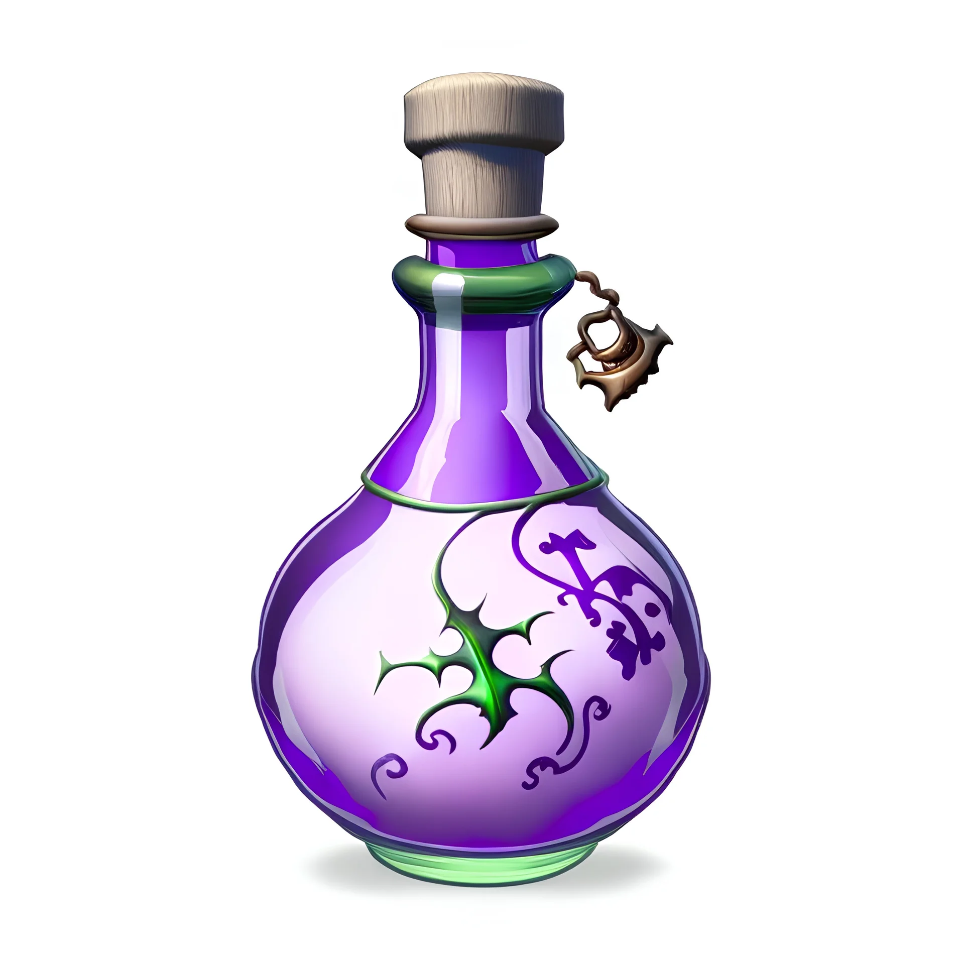 potion stylized white background
