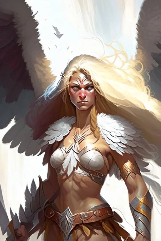 female aasimar barbarian