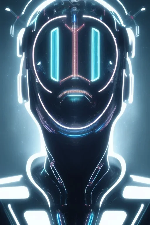 cyberpunk, head, men, portrai, tron