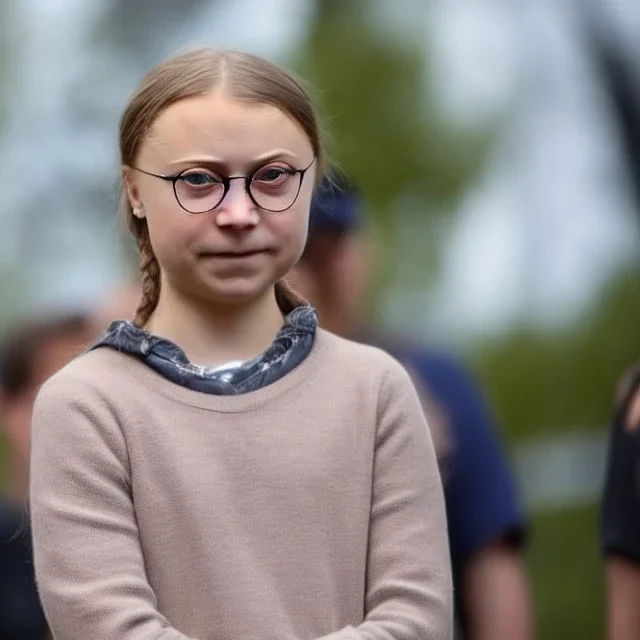  Greta Thunberg with 6 eyes