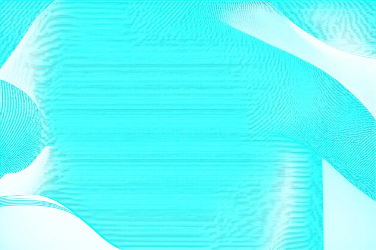 an abstract graphic of flowing lines and shapes meant to convey clean air, mostly white