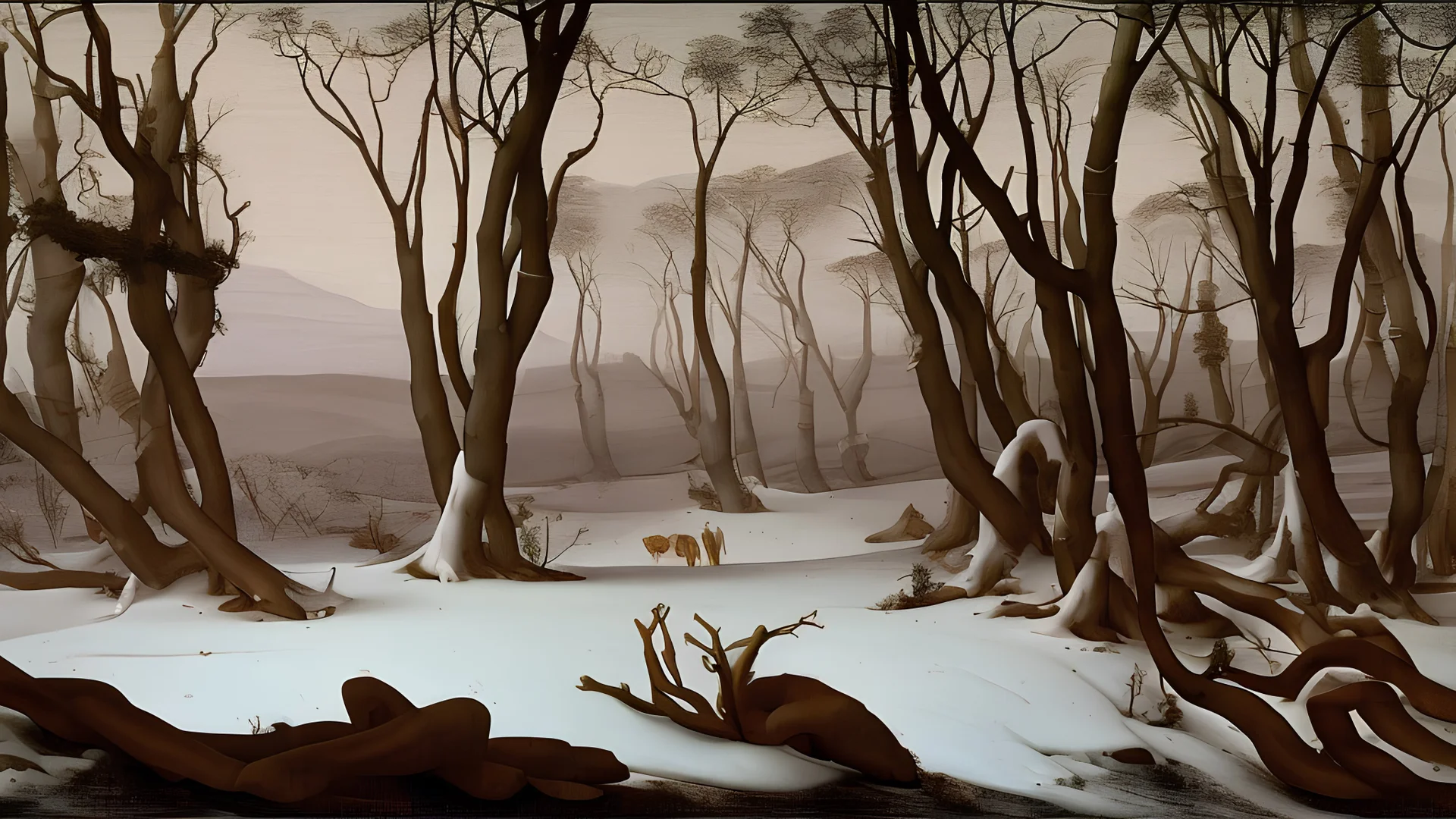 frozen Forrest by pontormo