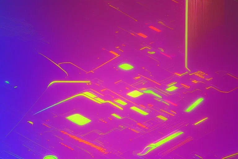 Vector technology abstract background with dynamic amorphous vector flowing gradient particle water curve waves and modern pink, yellow, orange lines. Retro futurism geometric, cyberpunk.