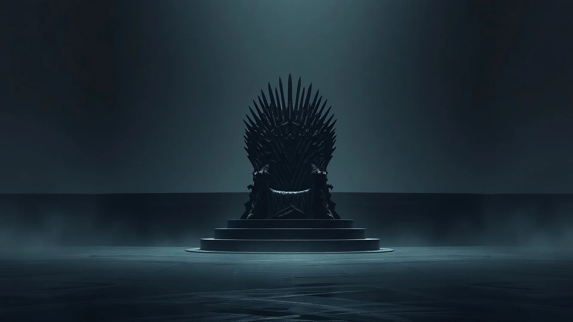 minimalistic throne fantasy, dark ages,