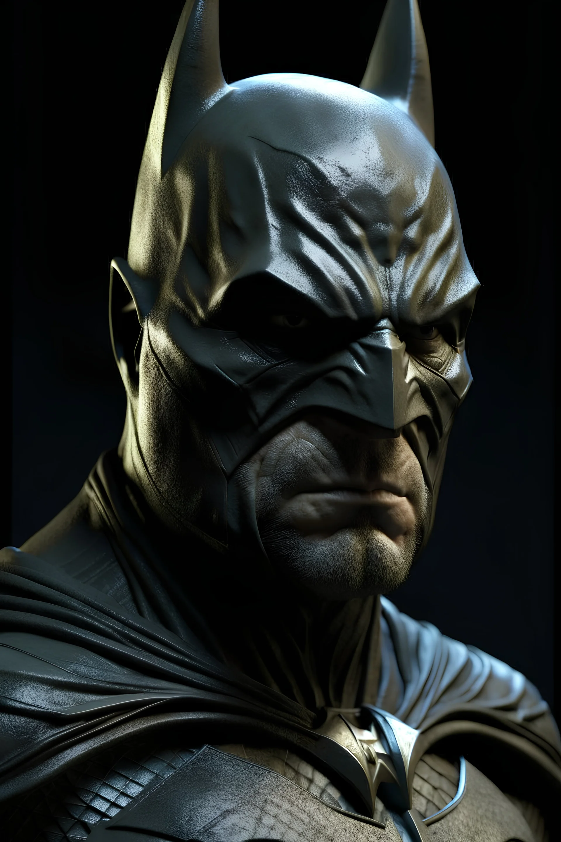 RAS AL GUL IN BATMAN BEGIN , 3D , VERY DETAILT , PORTRAIT