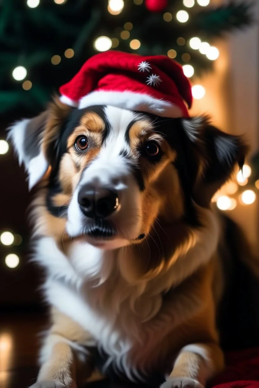 Christmas dog