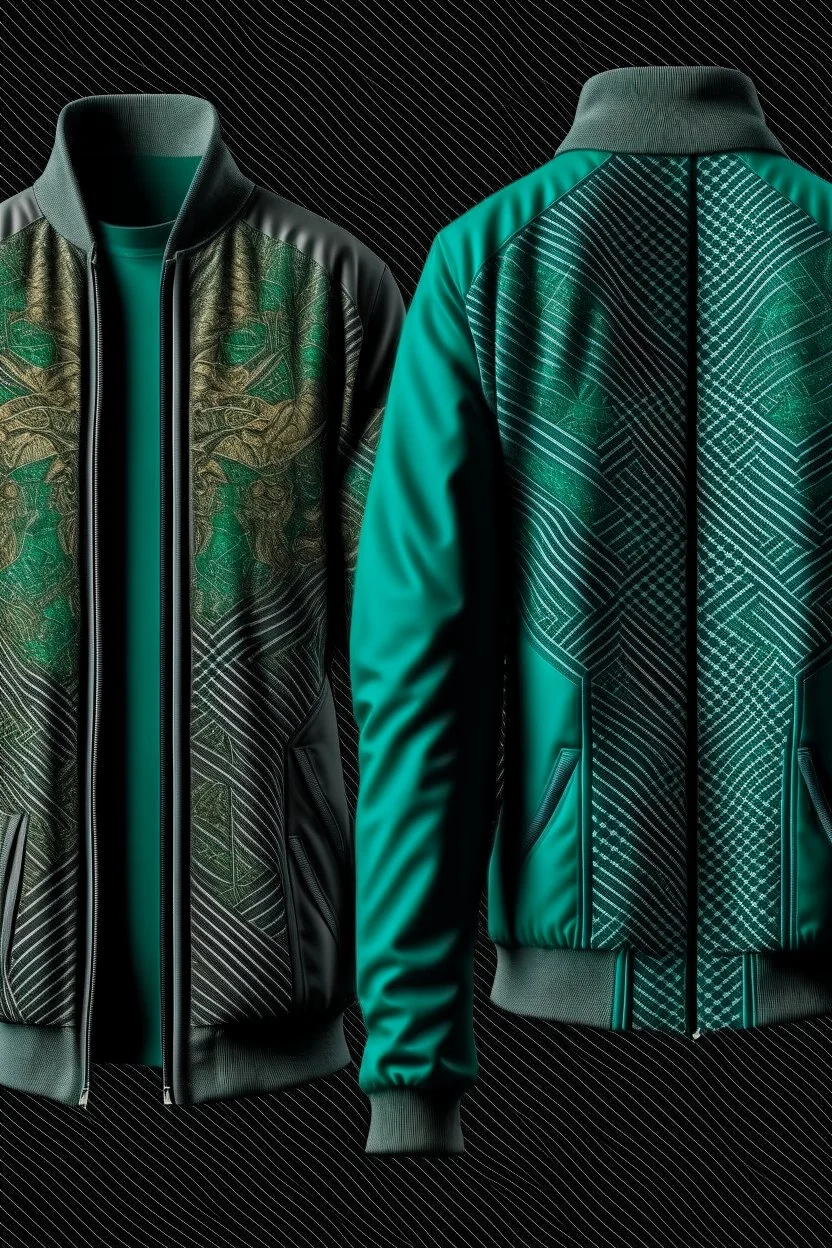 jacket design on two different sides