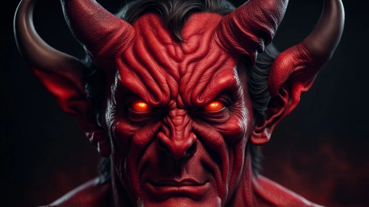 portrait satan photorealiste 4k