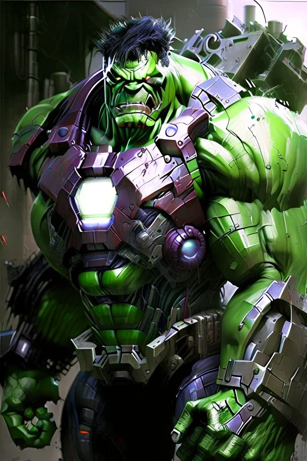 Hulk as a optimos prime