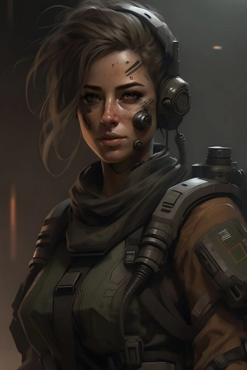 character sci fi female post apocalyps