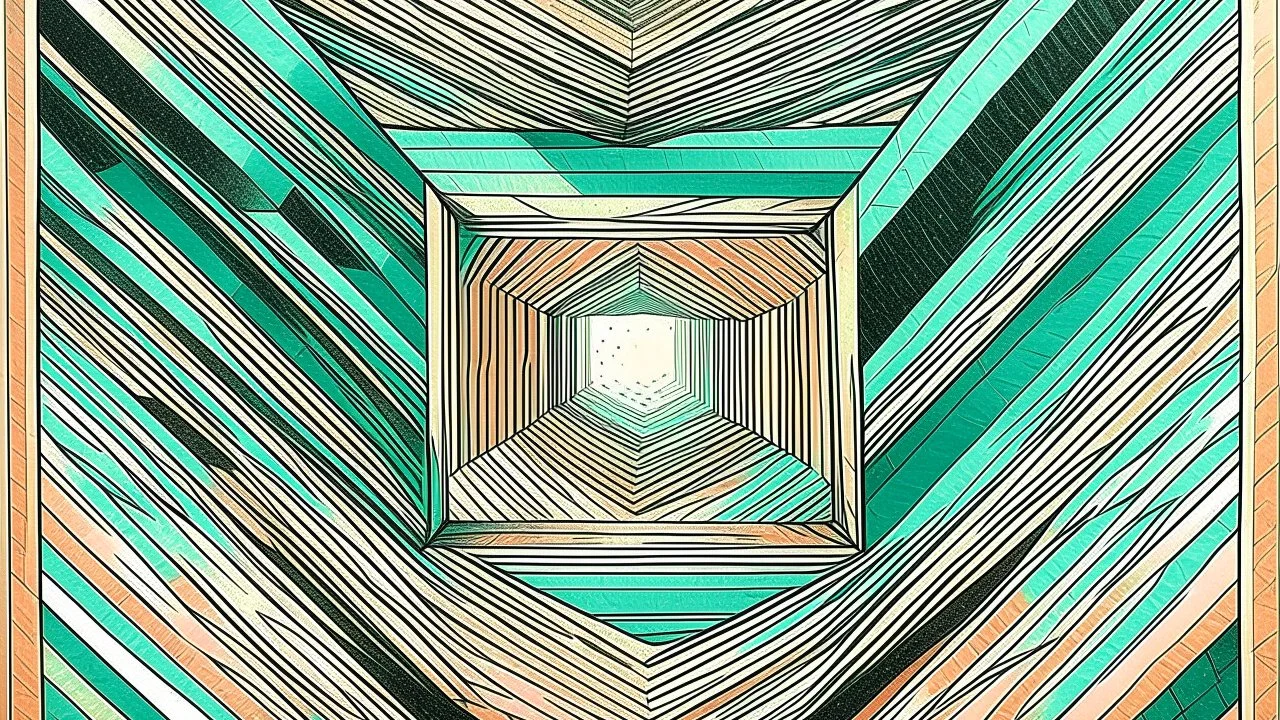 In wood block etching style, in pastel tones In the world, not of the world. Do something bold. Trust yourself. It's a fun year. Will you transition, move? A new direction in life, physically, spiritually. Minimalism. Realize your job has become a prison. Your frequency will resonate over others. The ceiling of the ego is the basement of the higher mind. Doing things by logic won't work. Destiny is doing something for you.