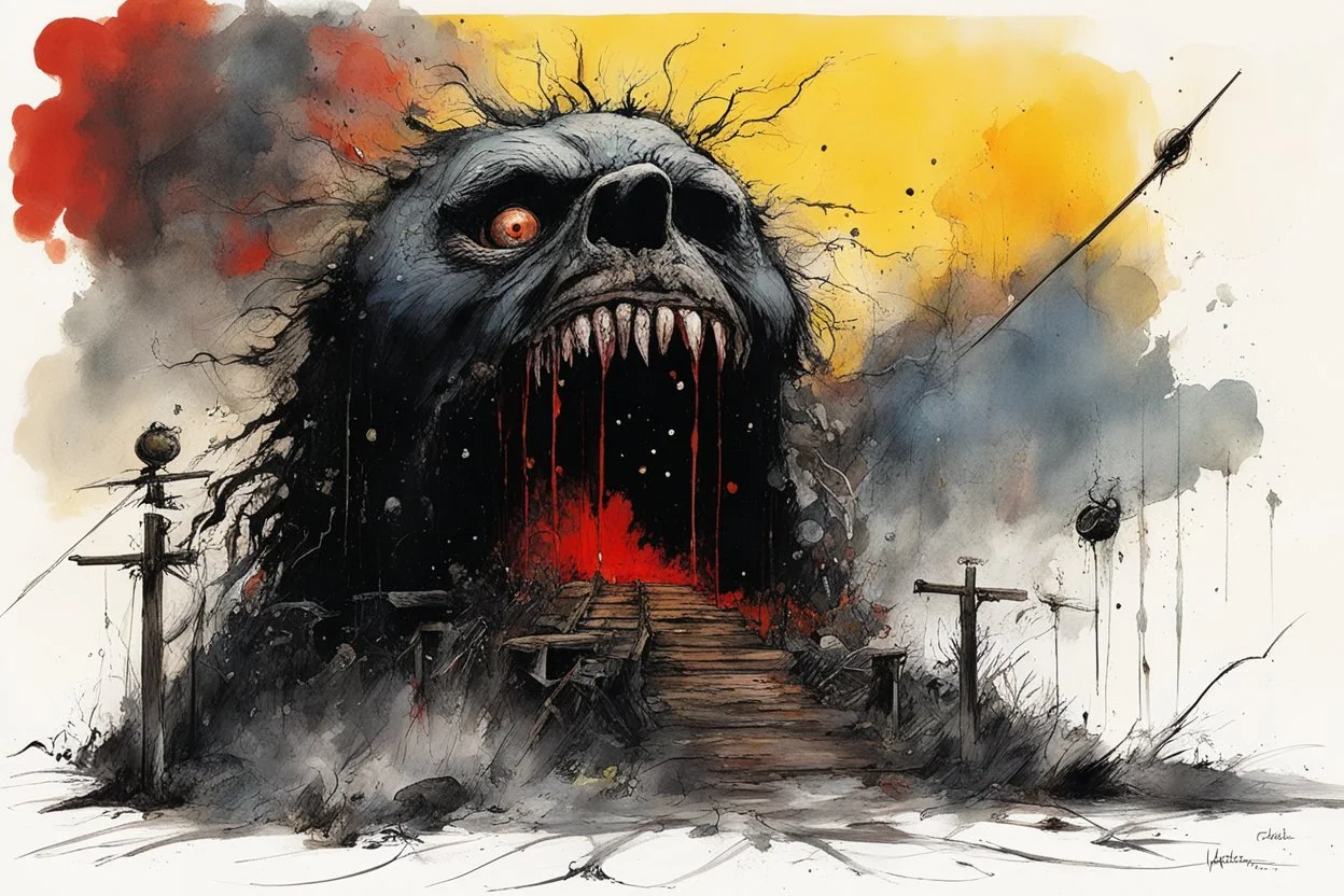 Hereditary madness... God/Deicide [art by Ralph Steadman] Hereditary madness... God/Deicide Hereditary madness... God/Deicide Hereditary madness... God/Deicide