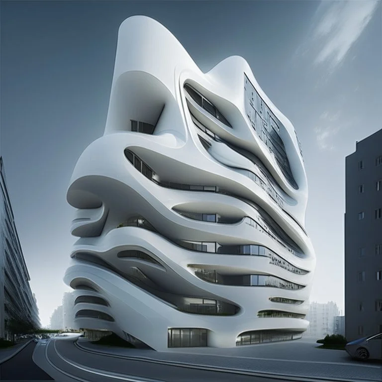 Edificio de apartamento Zaha Hadid arquitectura