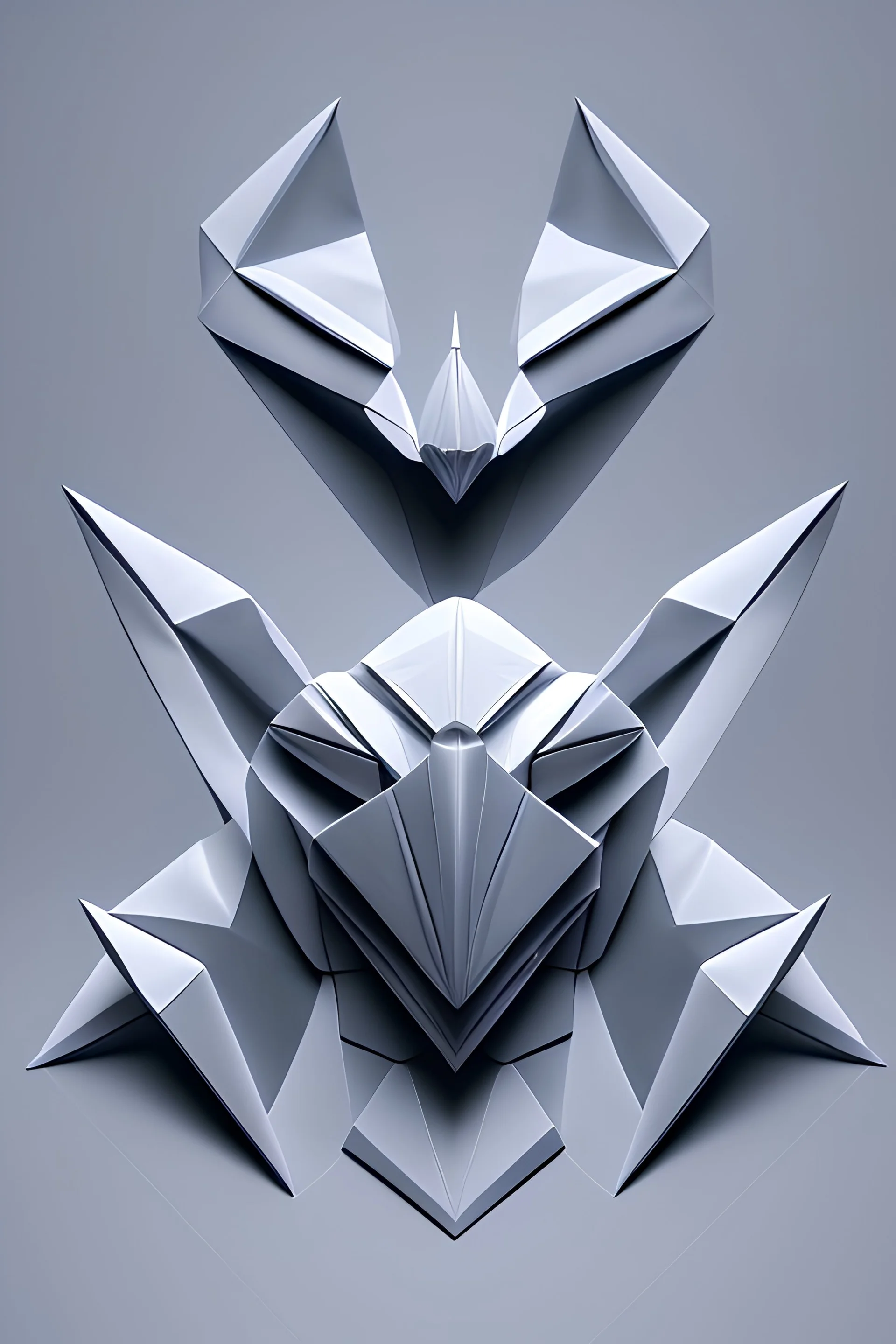 an origami runner in a real world