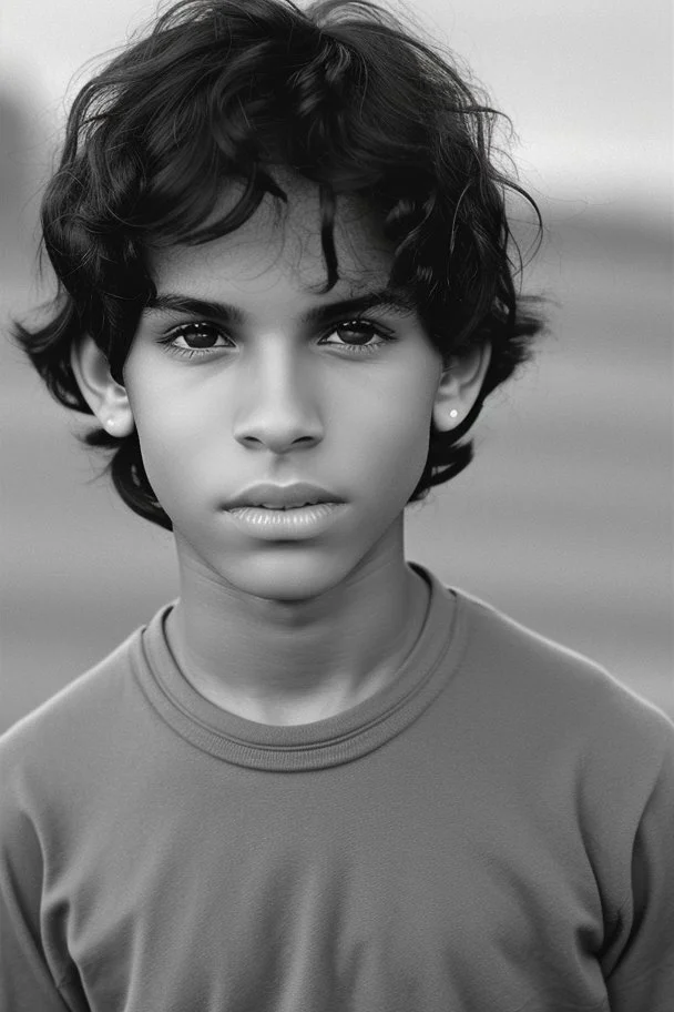 Appearance: Ari has a mixed-race skin tone with a light brown complexion. He has dark hair in a page boy haircut that sticks out from behind his ears, and his hair length could be somewhere in-between long and short. His face is thin with high cheekbones and gray eyes that are often full of emotion and a gentle smile. He stands at around 5 feet 7 inches tall, with a lean build that suggests he doesn't engage in a lot of physical activity. He is of average attractiveness with a boyish face.