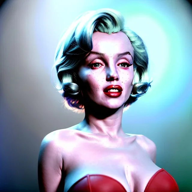 Realistic image portrait, Marylin Monroe, highly detailed, concept art, unreal engine 5, ray tracing, RTX, lumen lighting, ultra detail, volumetric lighting, 3d, finely drawn, high definition, high resolution.