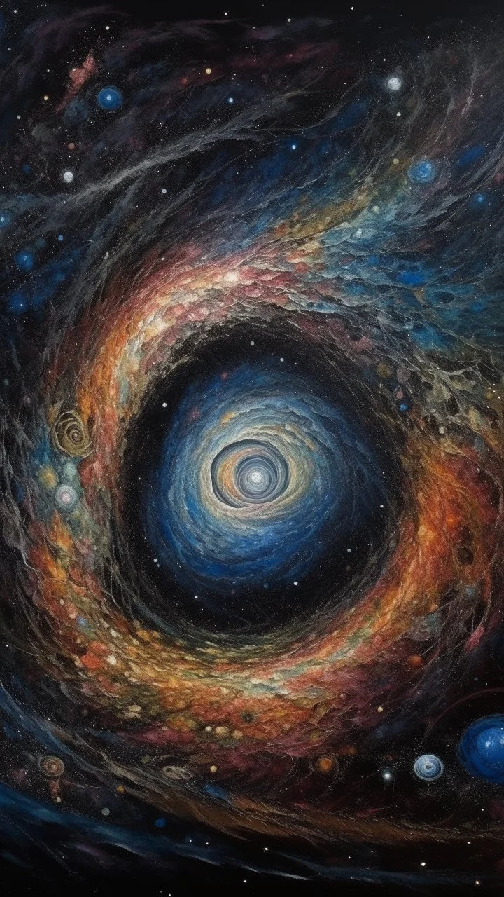 Images of the galaxy in the art of possession in conceptual modern art