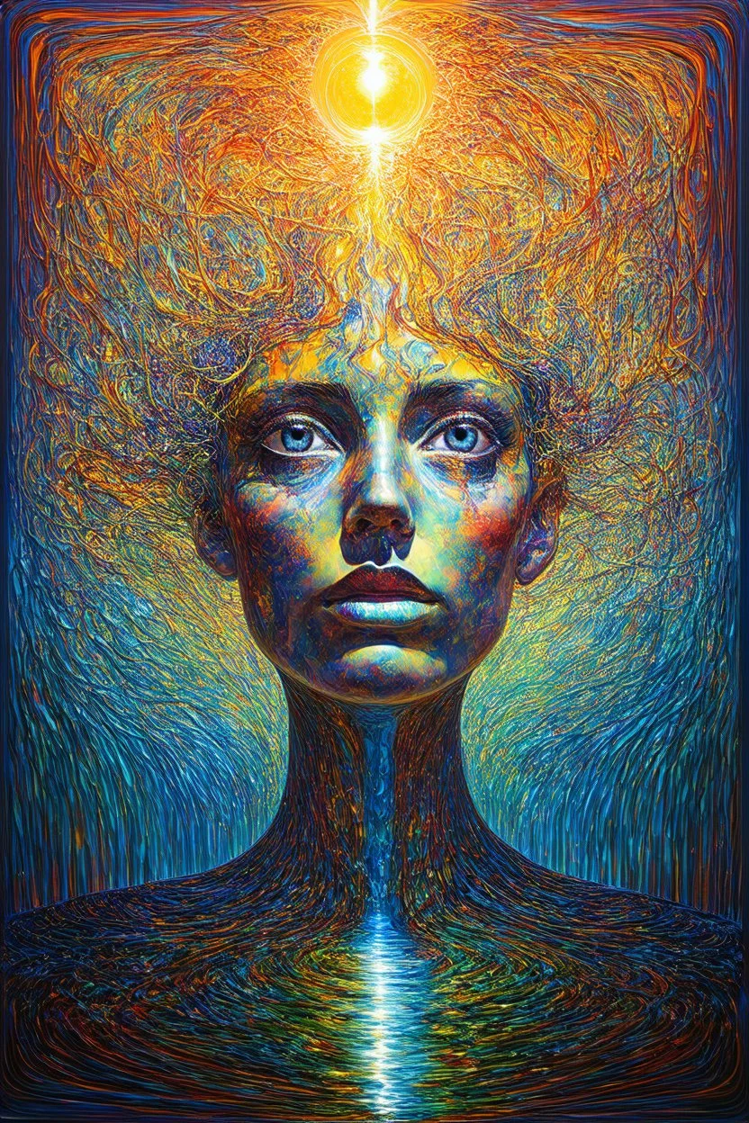 radiant certainty; neo-surrealistic optical art