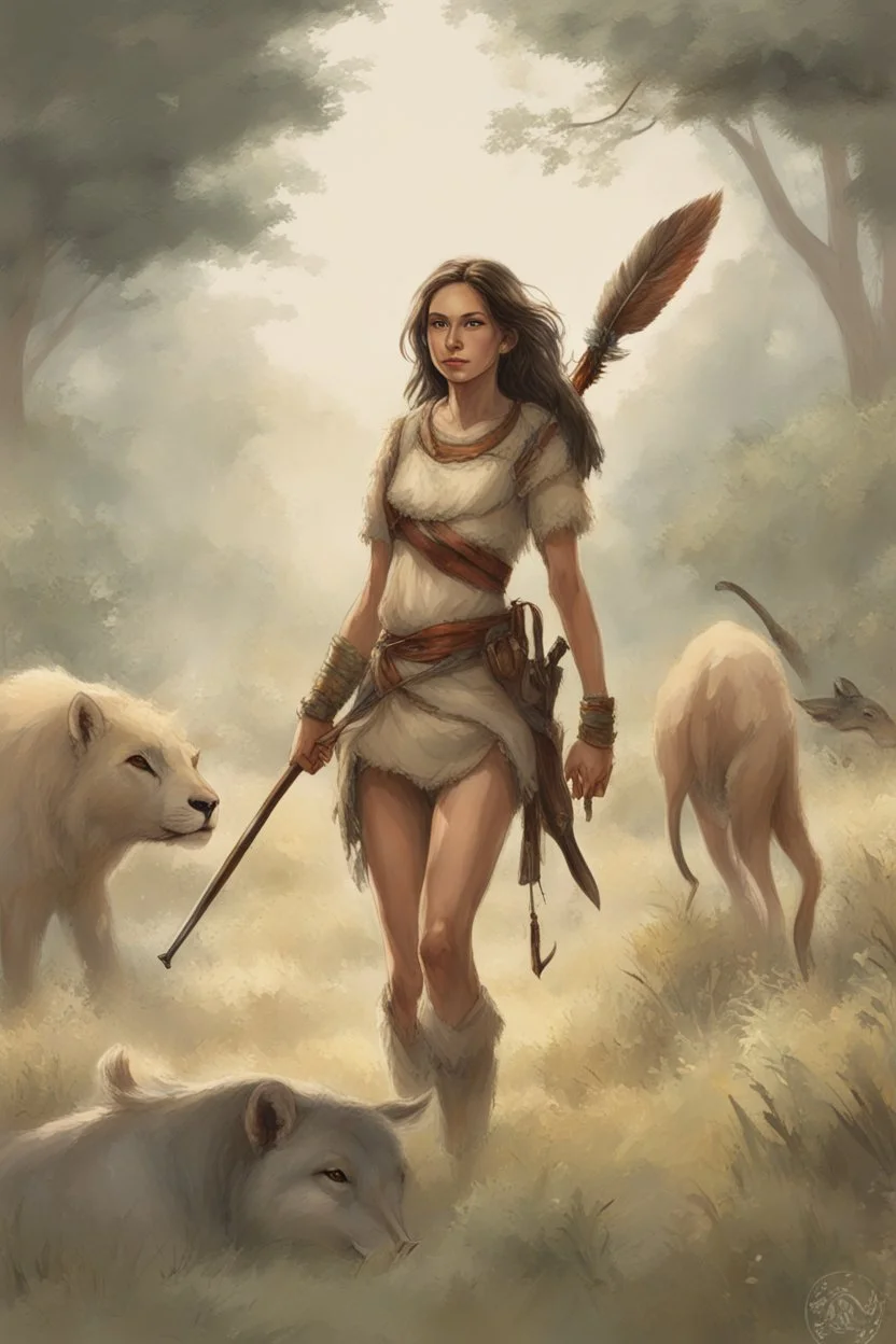 [Homo sapiens] A beautiful hunting woman