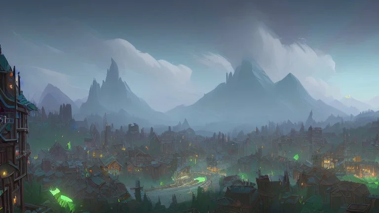 city of the elves in the mountains