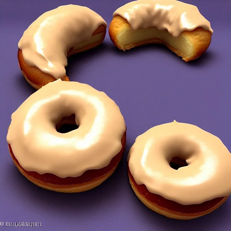 Realistic donut